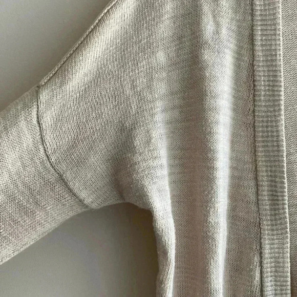 Tommy Hilfiger Tan Long-Sleeve Open Front Cardigan, Women’s Small Cardigan - Picture 6 of 8